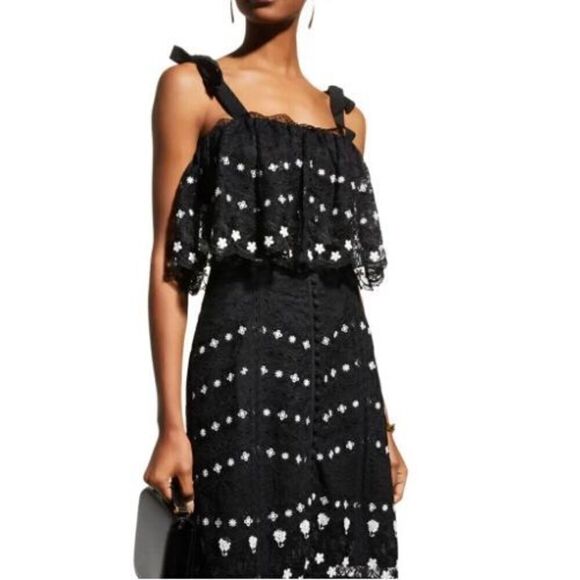 Saloni Jemi Pleated Crop Top, in Multicolor NWT Size 8 - Picture 2 of 11